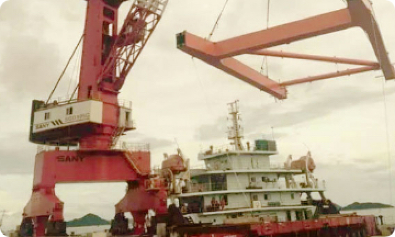 SANY запускает первый 100-тонный портовый кран в Китае Sany Центр Калуга